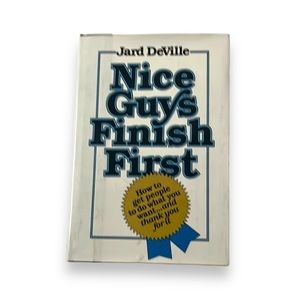 Nice Guys Finish First by Jard Deville 1979 1st Printing William Morrow